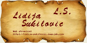Lidija Šukilović vizit kartica